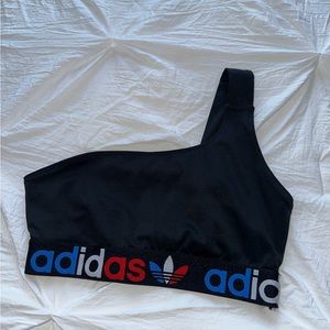 Off the shoulder adidas sports bra size small